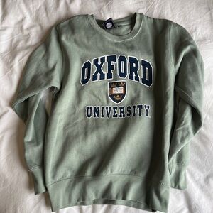 Oxford University Green Sweatshirt